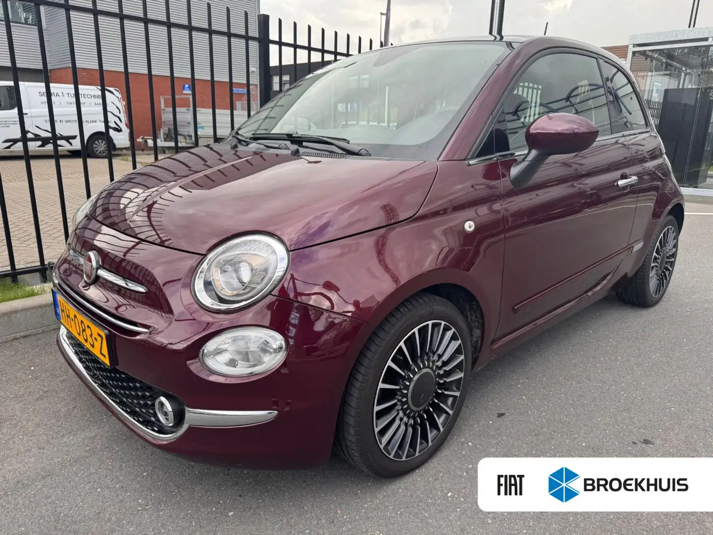 Fiat 500 0.9 TwinAir Turbo Lounge | Navigatie | Panoramadak Rouge - 1