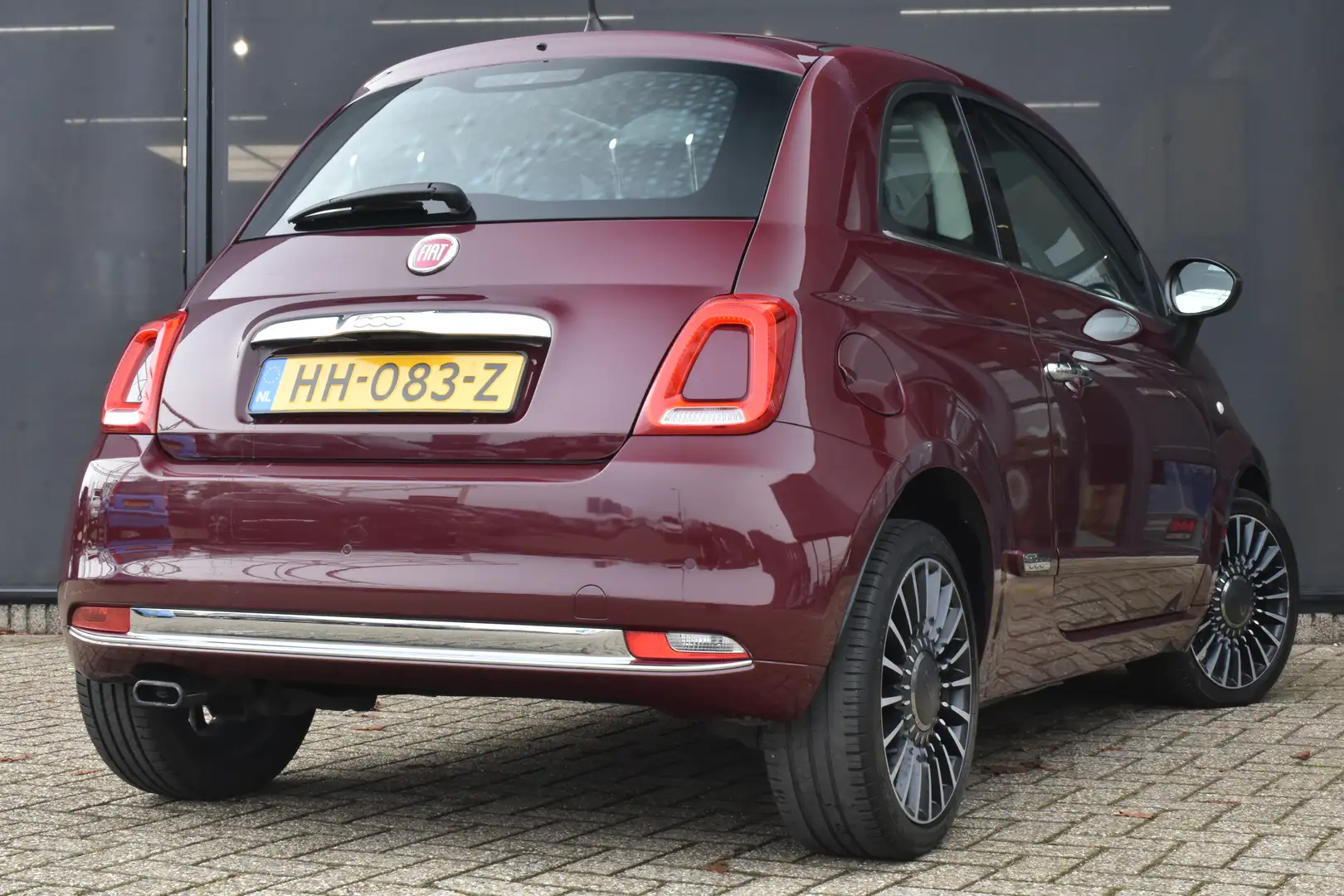 Fiat 500 0.9 TwinAir Turbo Lounge | Navigatie | Panoramadak Rojo - 2