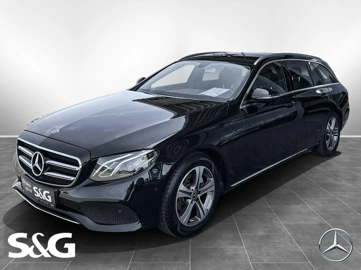 Mercedes-Benz E 220 d T AVANTGARDE RüKam+LED+Sitzhzg+Totwink. Zwart - 1