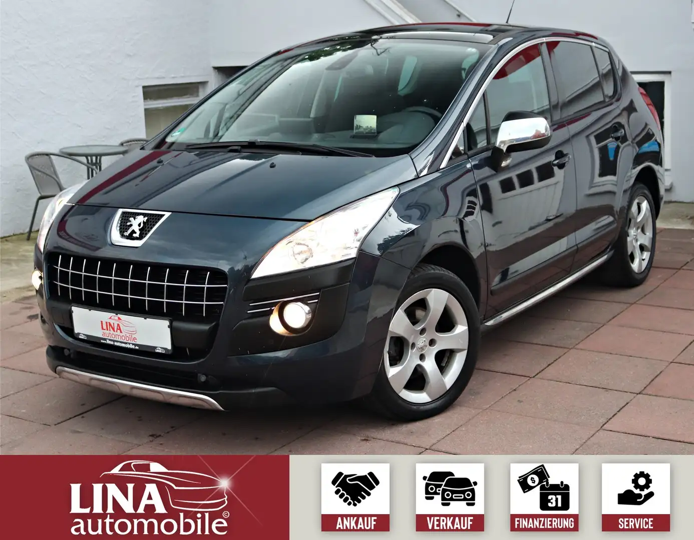 Peugeot 3008 Allure Aut. HUD*PANORAMA*NaviPlus*PDC* Bleu - 1