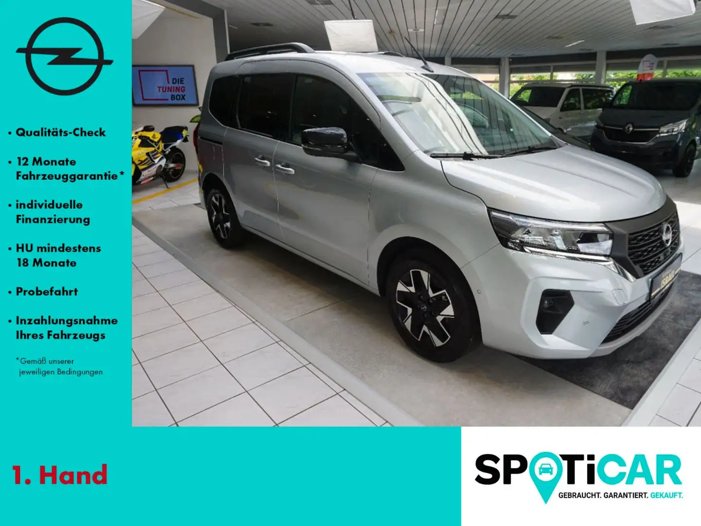 Nissan Townstar Kombi L1 Tekna NAVI, LED, LEDER, PDC Grau - 1