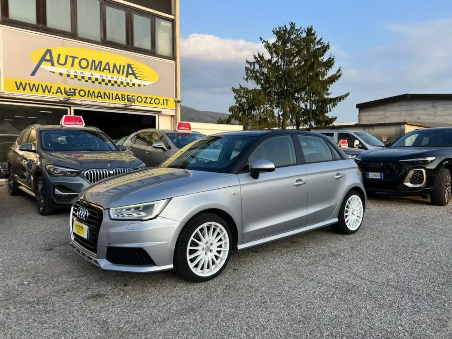 Audi A1 SPB 1.8 TFSI S tronic S-Line Uniprop. Argento - 1