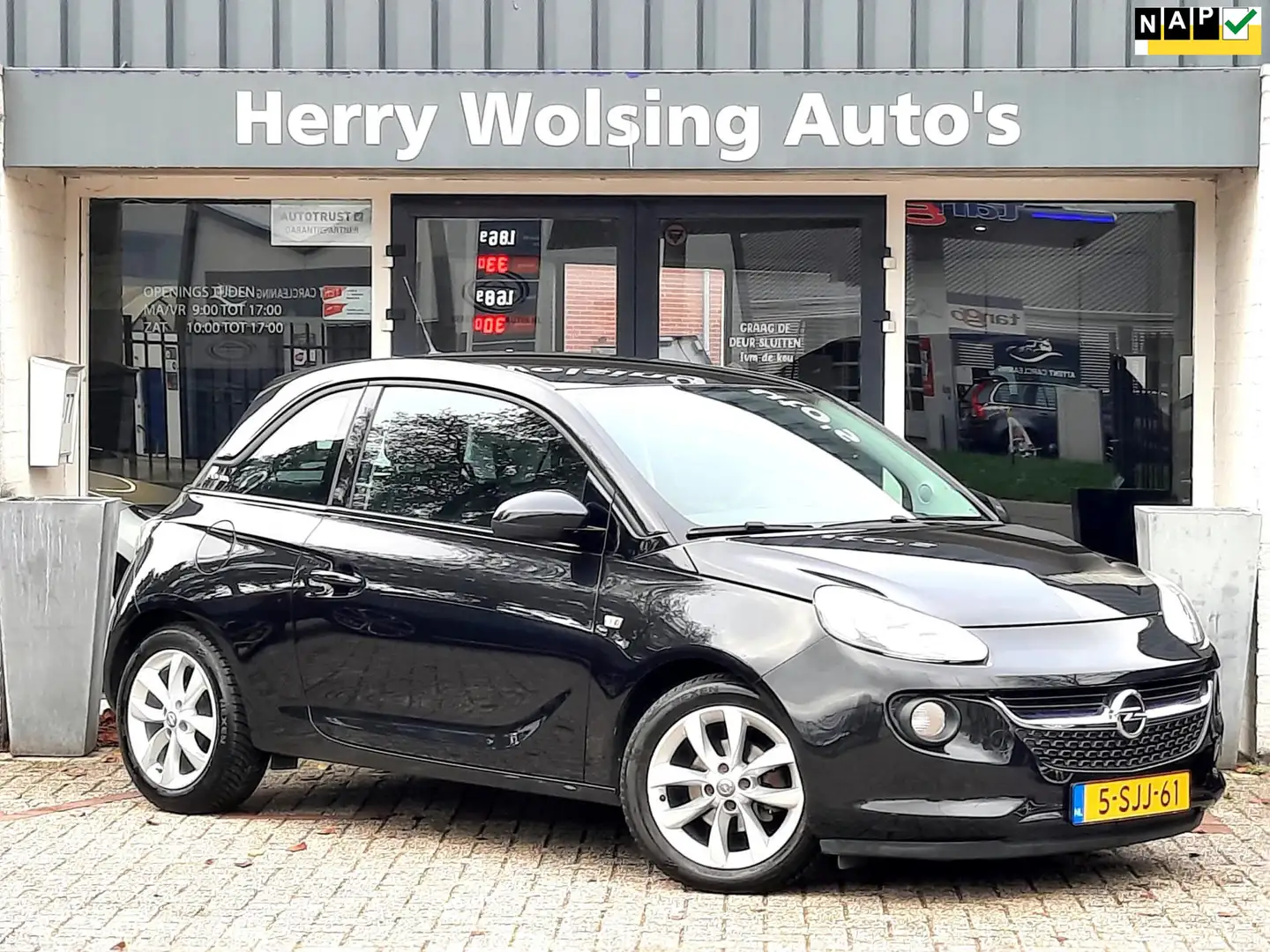 Opel Adam 1.2 Airco Navi 69072 Km NAP... Zwart - 1
