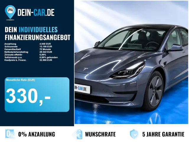 Tesla Model 3 RWD ACC W Pumpe Pano SHZ el.Heck Kam. SD