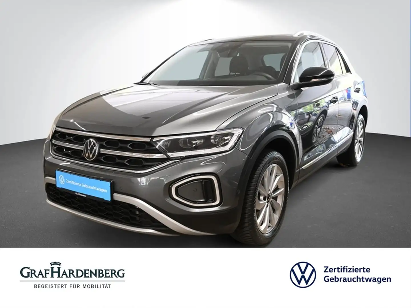 Volkswagen T-Roc 1.5 TSI Automatik Style AHK LED PDC ACC Grau - 1