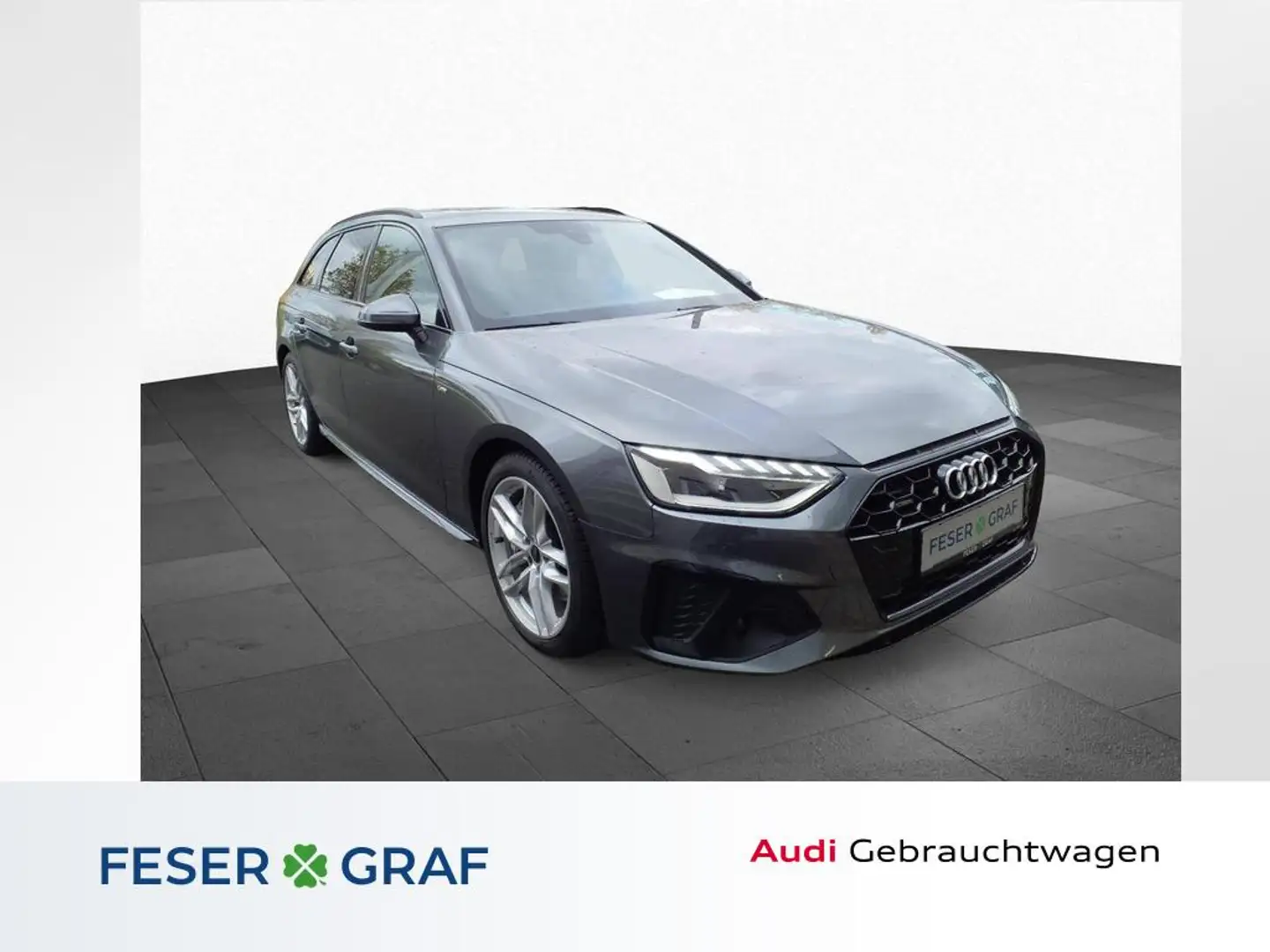 Audi A4 Avant 45 TFSI qu. 2x S line LED/ACC/AHK/Navi+ Grau - 1