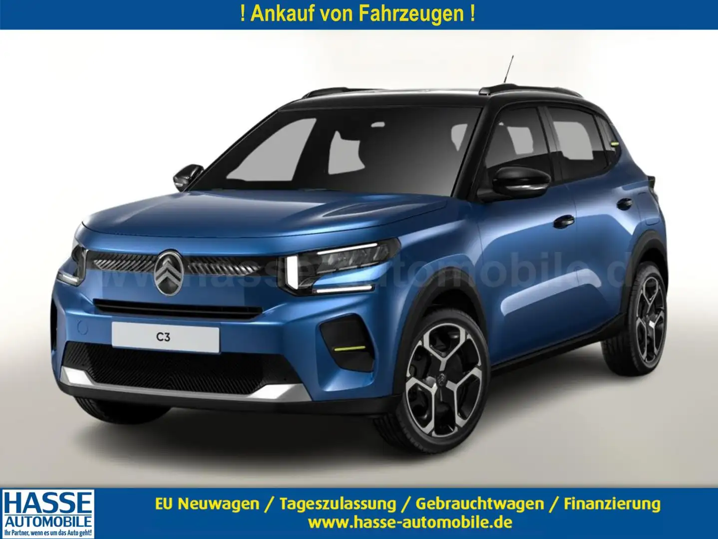 Citroen C3 PLUS 1.2 Turbo 100 LED CarPlay PDC Temp LaneA 7... Blau - 1