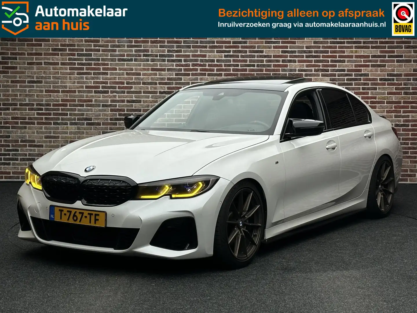 BMW 340 3-serie M340i xDrive High Executive M Sport Laser Blanc - 1