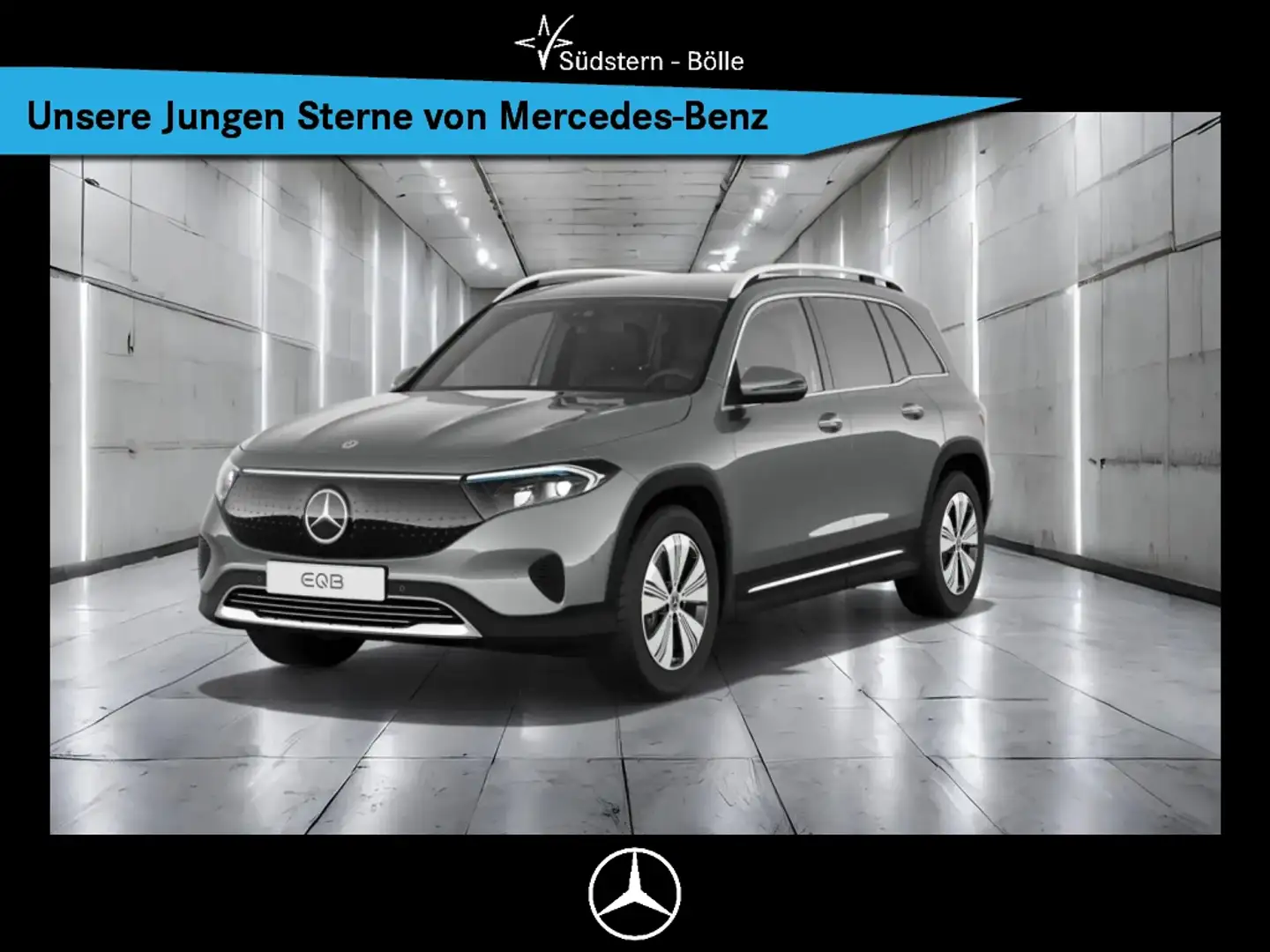 Mercedes-Benz EQB 350 4M PROGRESSIVE+AMBIENTE+MBUX+AHK+KAMERA Grau - 1
