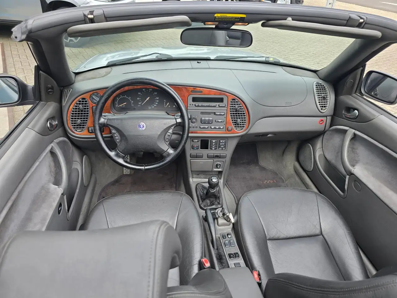 Saab 9-3 Cabrio 2.0 SE Leder Clima Elec dak Lm velgen Incl, foto 4