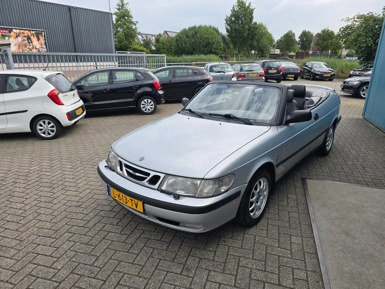 Saab 9-3 Cabrio 2.0 SE Leder Clima Elec dak Lm velgen Incl, foto 10