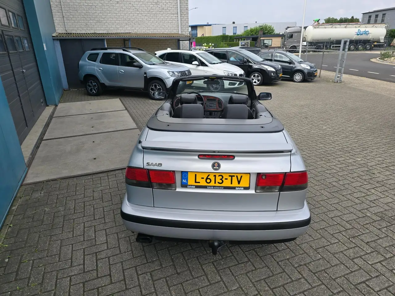 Saab 9-3 Cabrio 2.0 SE Leder Clima Elec dak Lm velgen Incl, foto 8