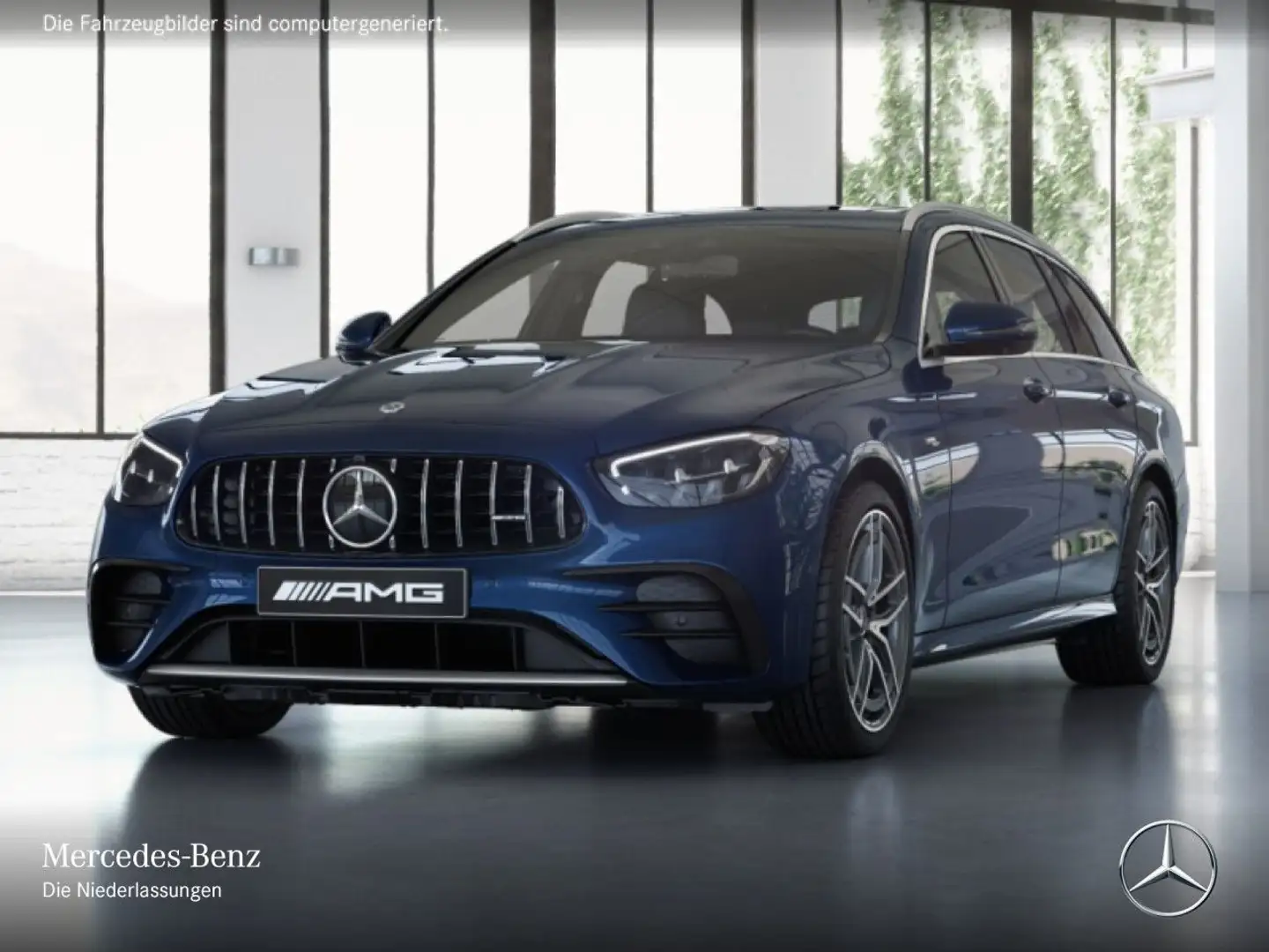 Mercedes-Benz E 53 AMG E 53 4M T-Modell AMG+360+LED+FAHRASS+BURMESTER+19" Blau - 2