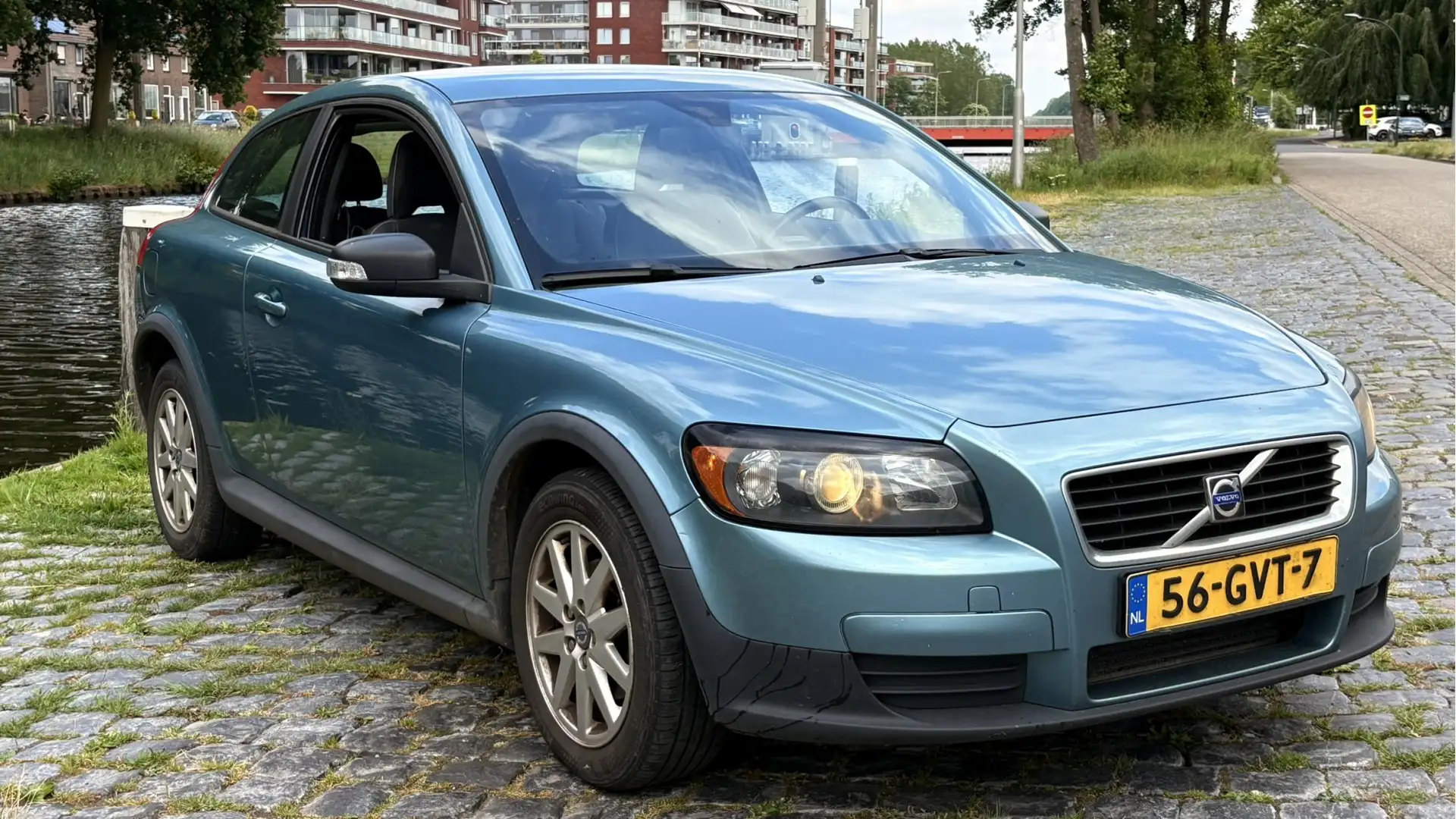 Volvo C30 1.6D ADVANTAGE NAVIGATIE AIRCO ELEKTRISCHE RAMEN R Blauw - 1