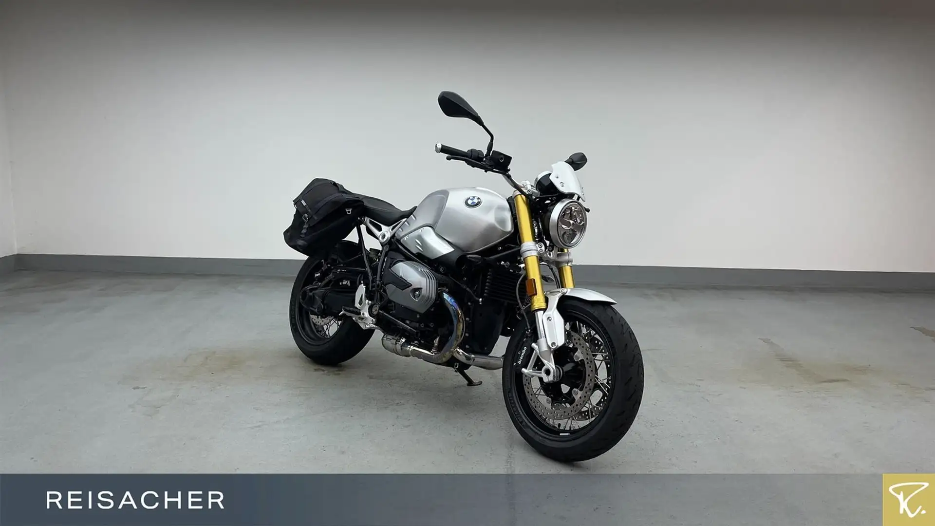 BMW R nineT NineT Option 719 inkl. Satteltasche Silber - 1