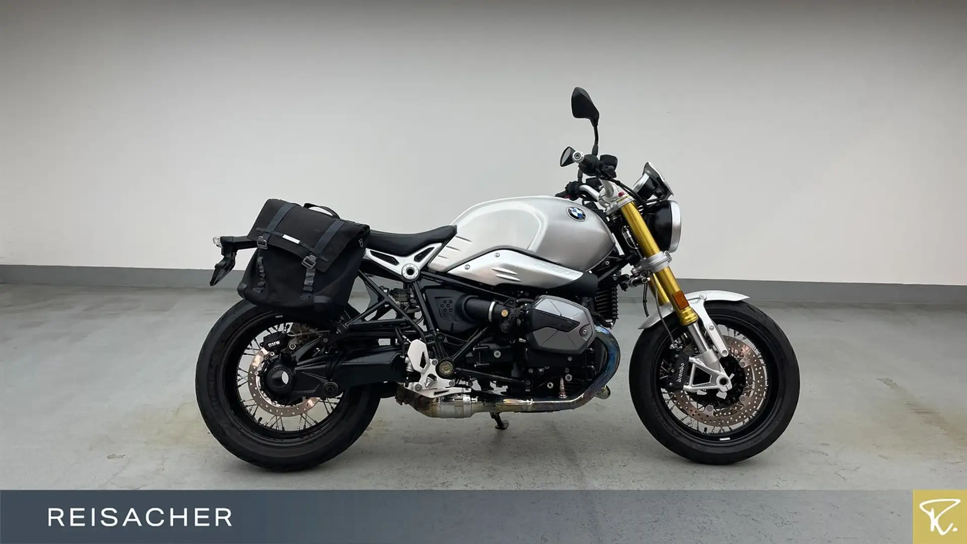 BMW R nineT NineT Option 719 inkl. Satteltasche Silber - 2