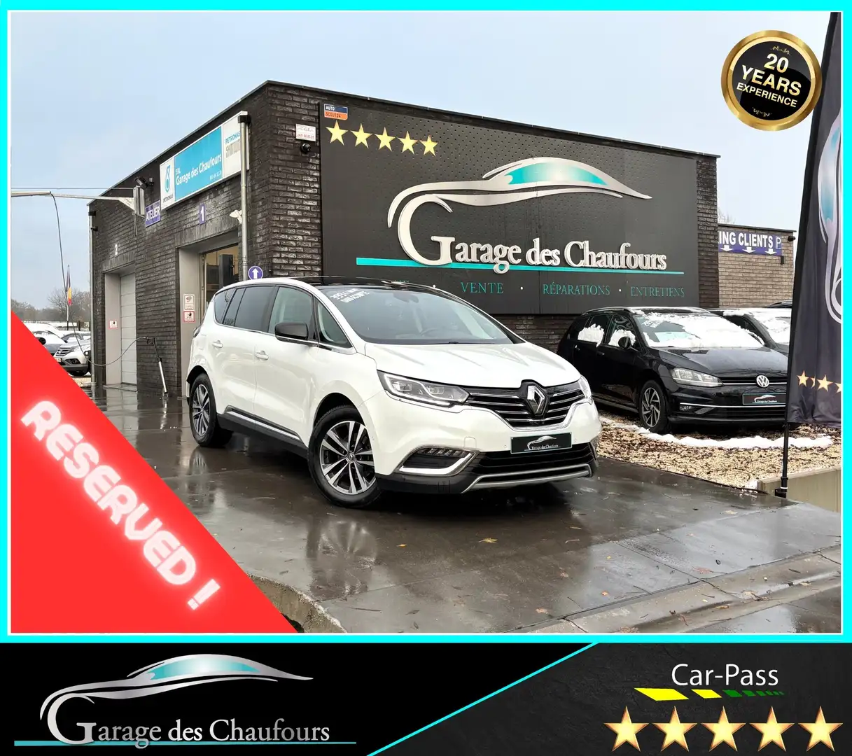 Renault Espace 2.0 Blue dCi Intens - ! 7 Places ! - Tva Récup. Weiß - 1