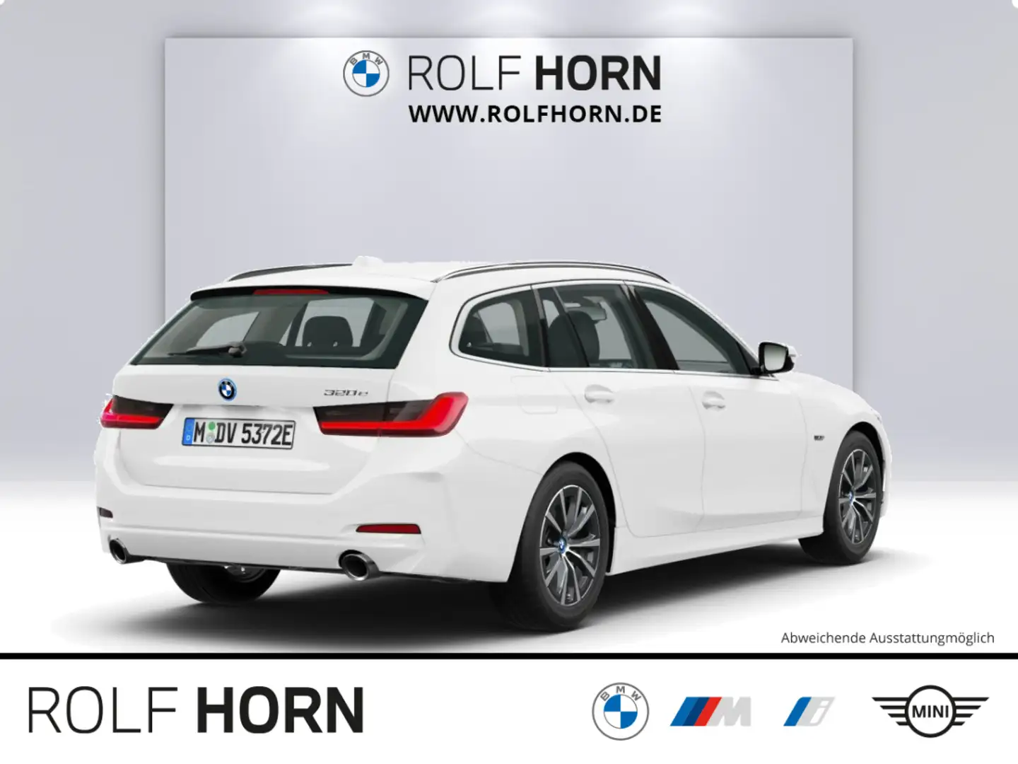 BMW 320 e Touring Autom Navi Klima Shitzhzg PDC 17" Weiß - 2