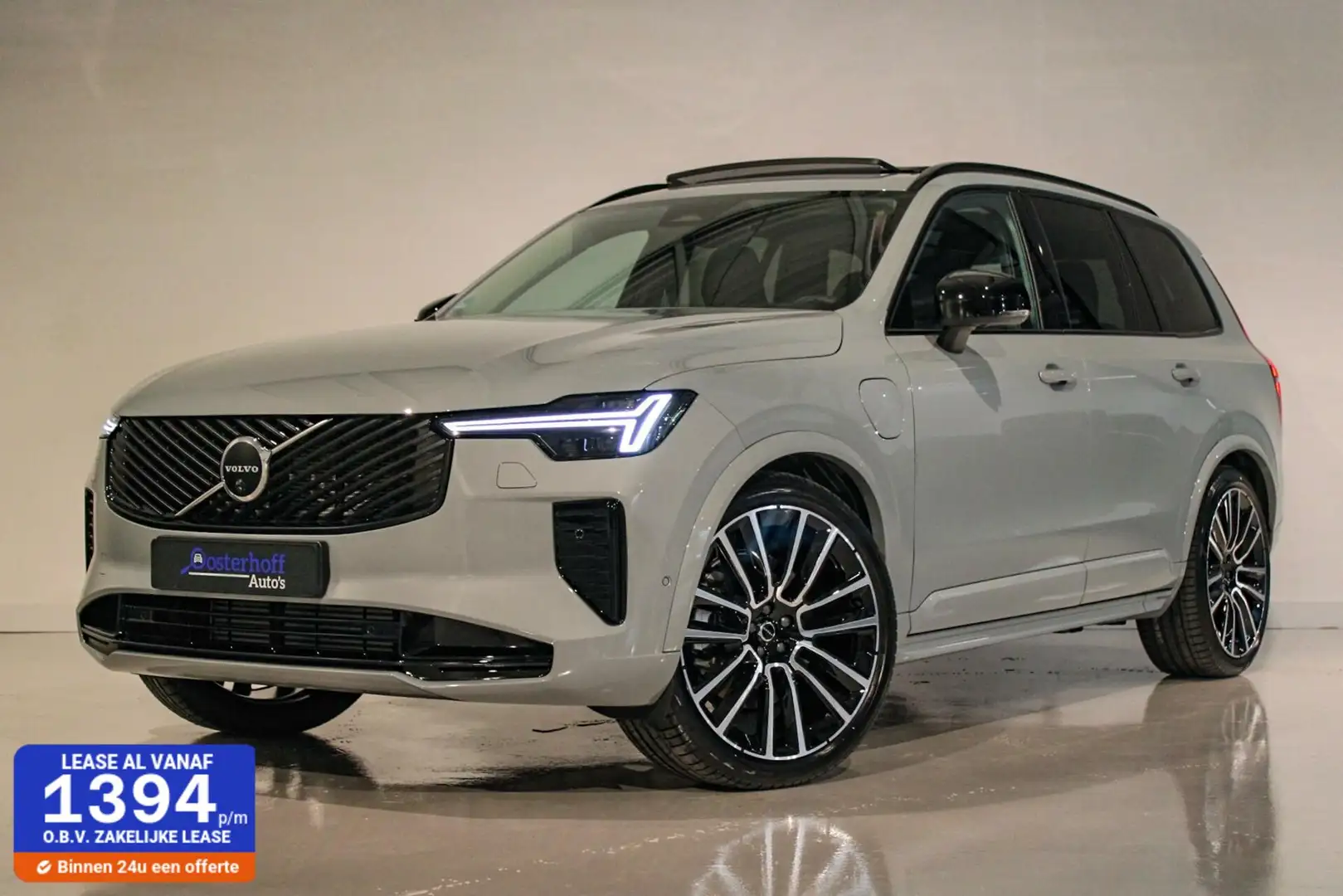 Volvo XC90 2.0 T8 Plug-in hybrid AWD Plus Dark PANO | LUCHT Grijs - 1