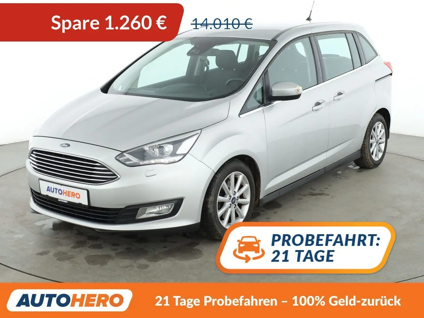 Ford Grand C-Max 1.5 EcoBoost Titanium*XENON*TEMPO*PDC*SHZ*KLIMA* Gris - 1