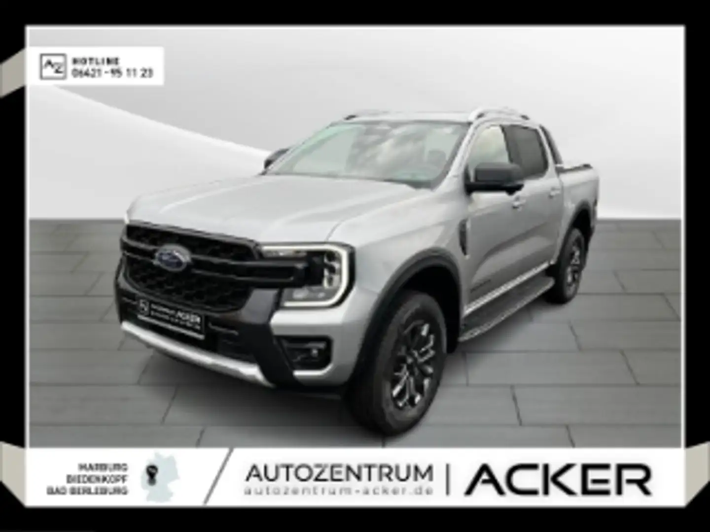 Ford Ranger 2.0 EcoBlue DoKa Wildtrak Aut. AHK -32%* Silber - 1