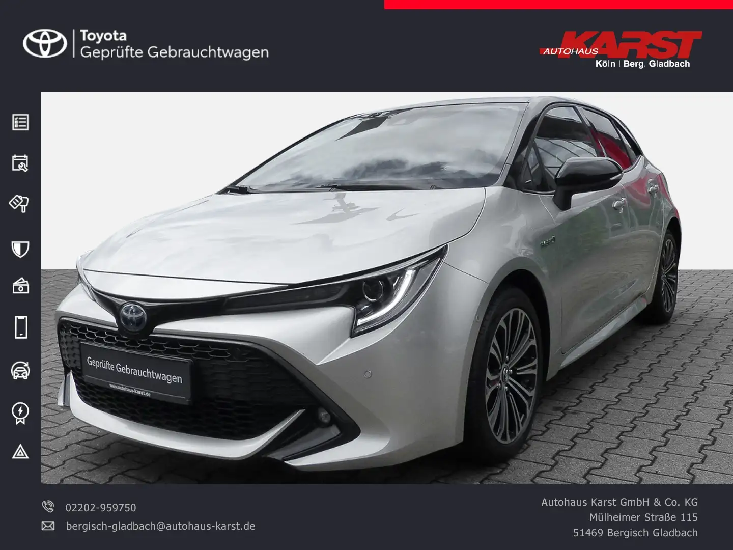 Toyota Corolla 5-Türer 1.8 Hybrid Club LED Kamera Siyah - 1