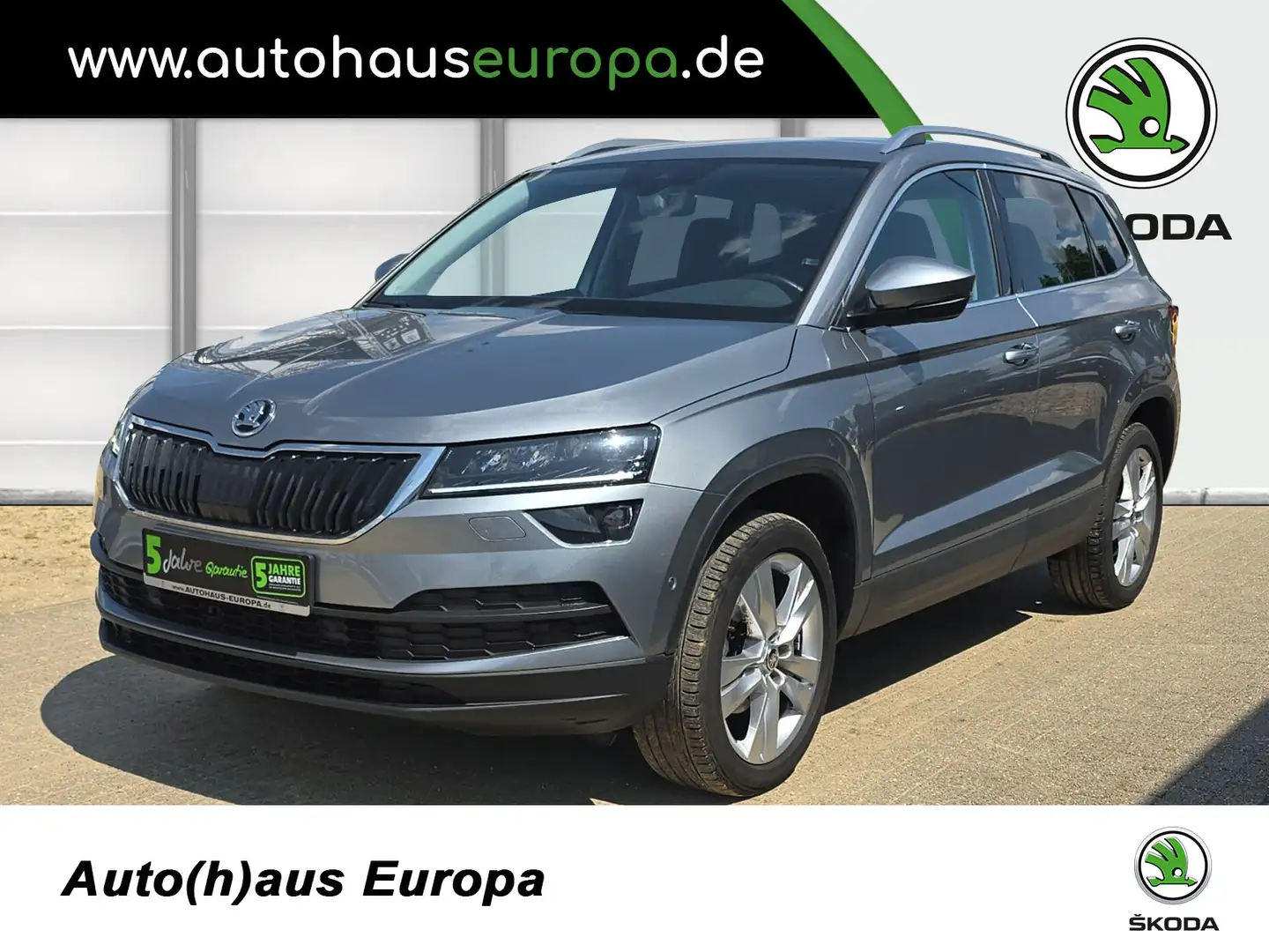Skoda Karoq 1.5 TSI ACT Style ACC KlimaA Navi Kam eKlappe SHZ Szürke - 1