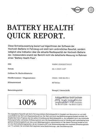 MINI Cooper SE Hatch DAB LED Navi Tempomat Klimaaut.