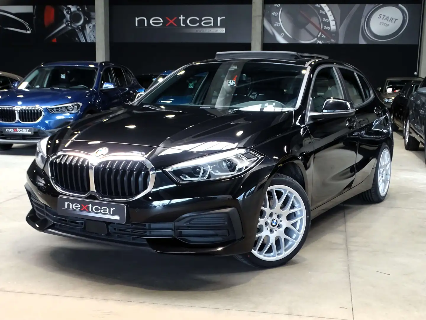 BMW 116 d Hatch New *LED-NAVI PRO-CRUISE-PANO-EURO6d* Noir - 1