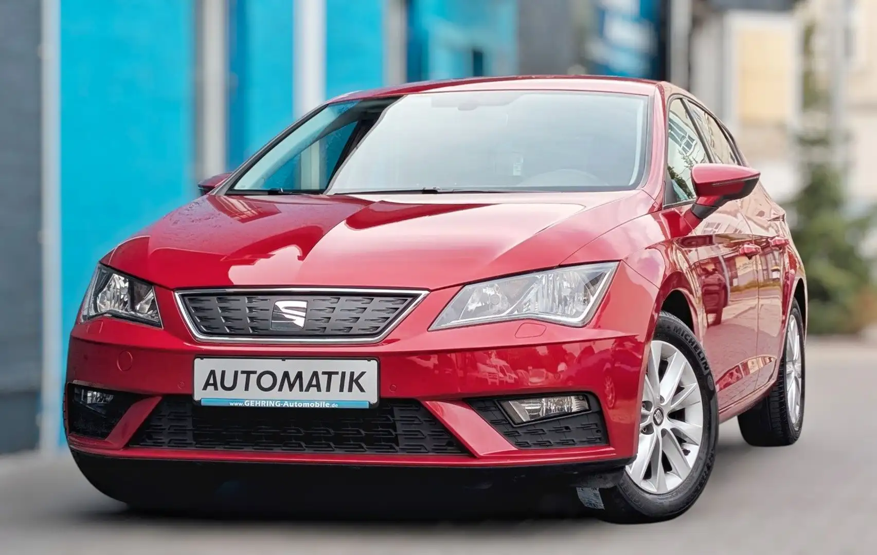 SEAT Leon Style 115 DSG Navi PDC Alu Tempo 39TKm 1Hd Rouge - 1