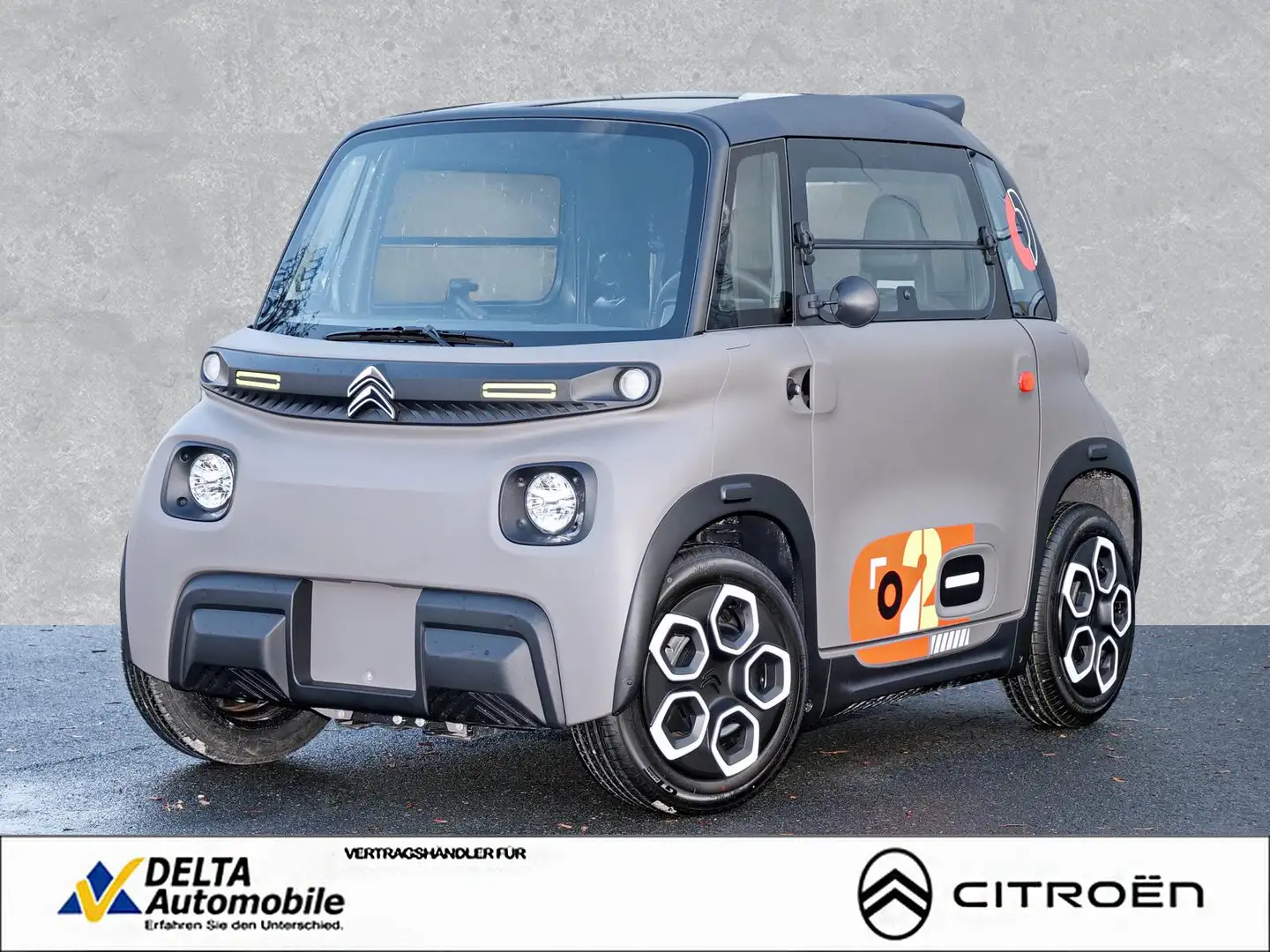 Citroen Ami MY AMI PEPS Panorama Ziernaht Orange LED Gri - 1