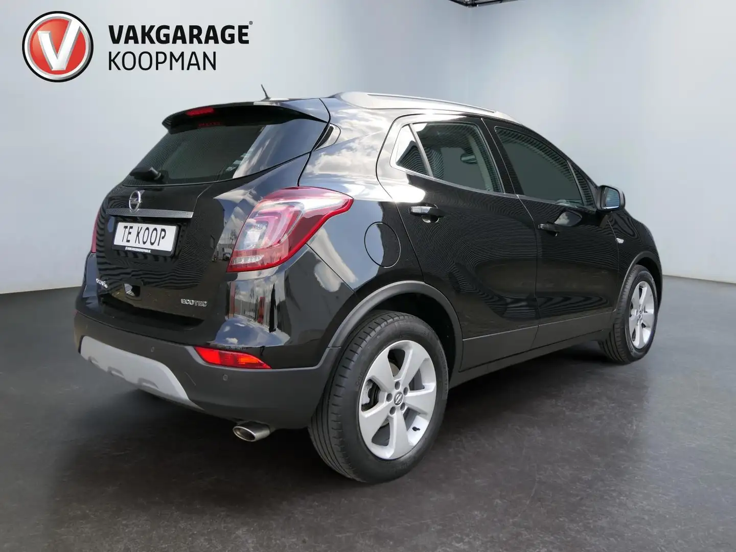 Opel Mokka X 1.4 Turbo Innovation Camera/Leer/Schuifdak/Navi/St Schwarz - 2