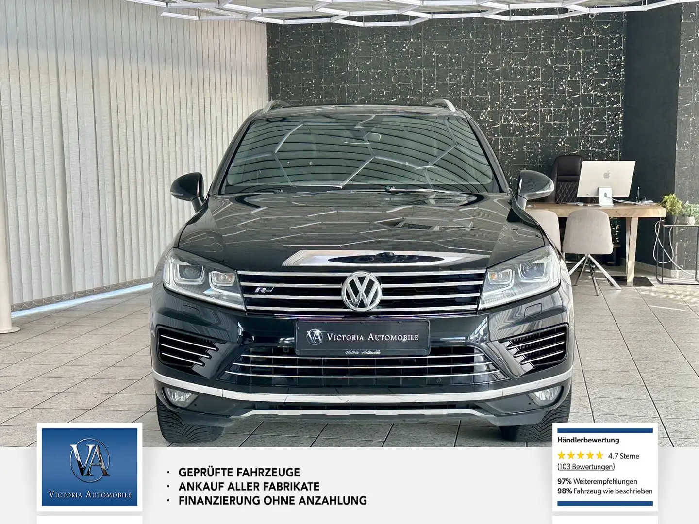 Volkswagen Touareg Touareg 1 HAnd. R-Line. Schwarz - 2