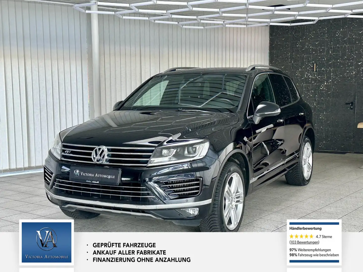 Volkswagen Touareg Touareg 1 HAnd. R-Line. Schwarz - 1
