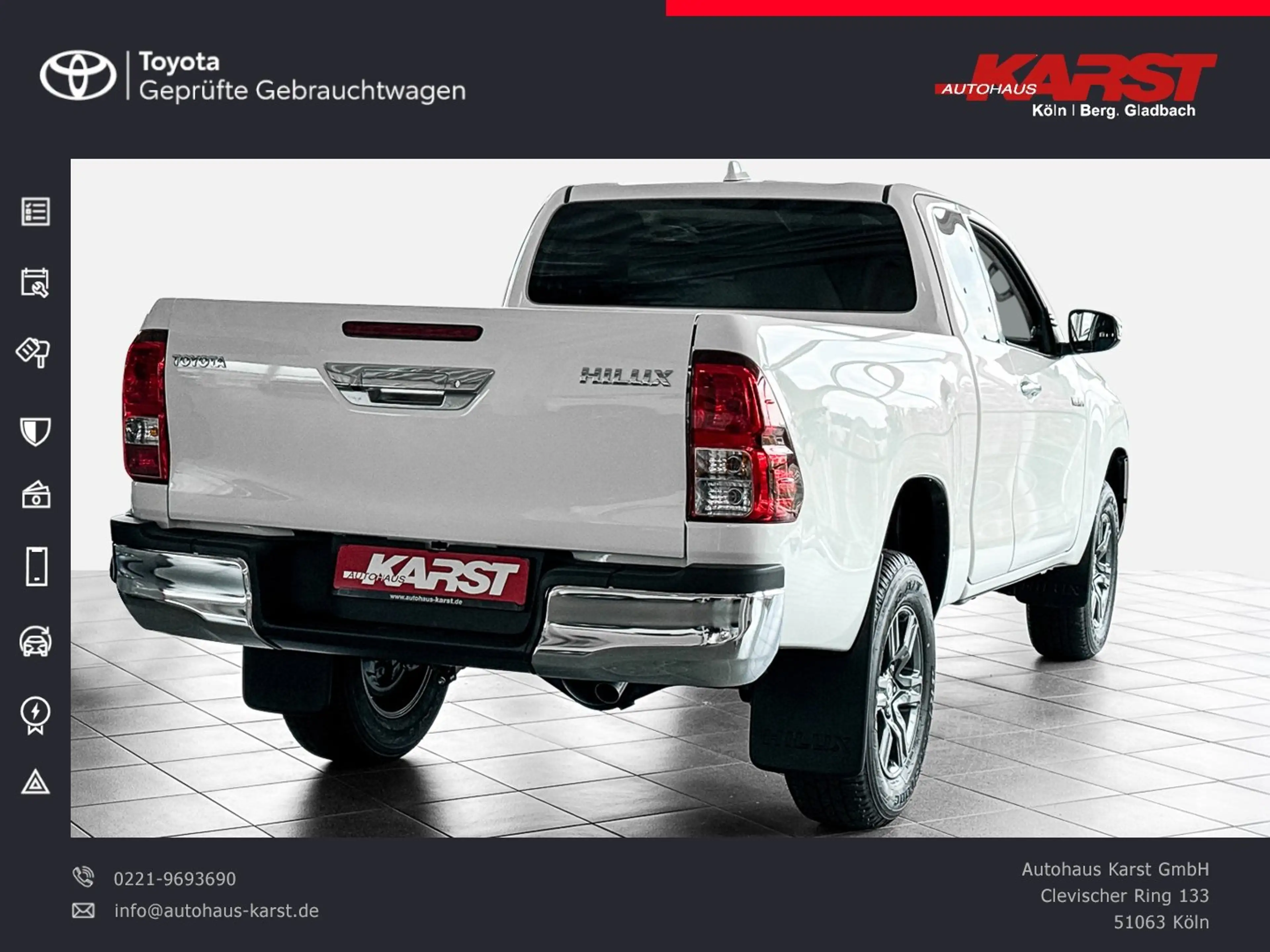 Toyota Hilux 2.4 l Xtra Cab AT 4X4 Comfort Car Play — photo 2