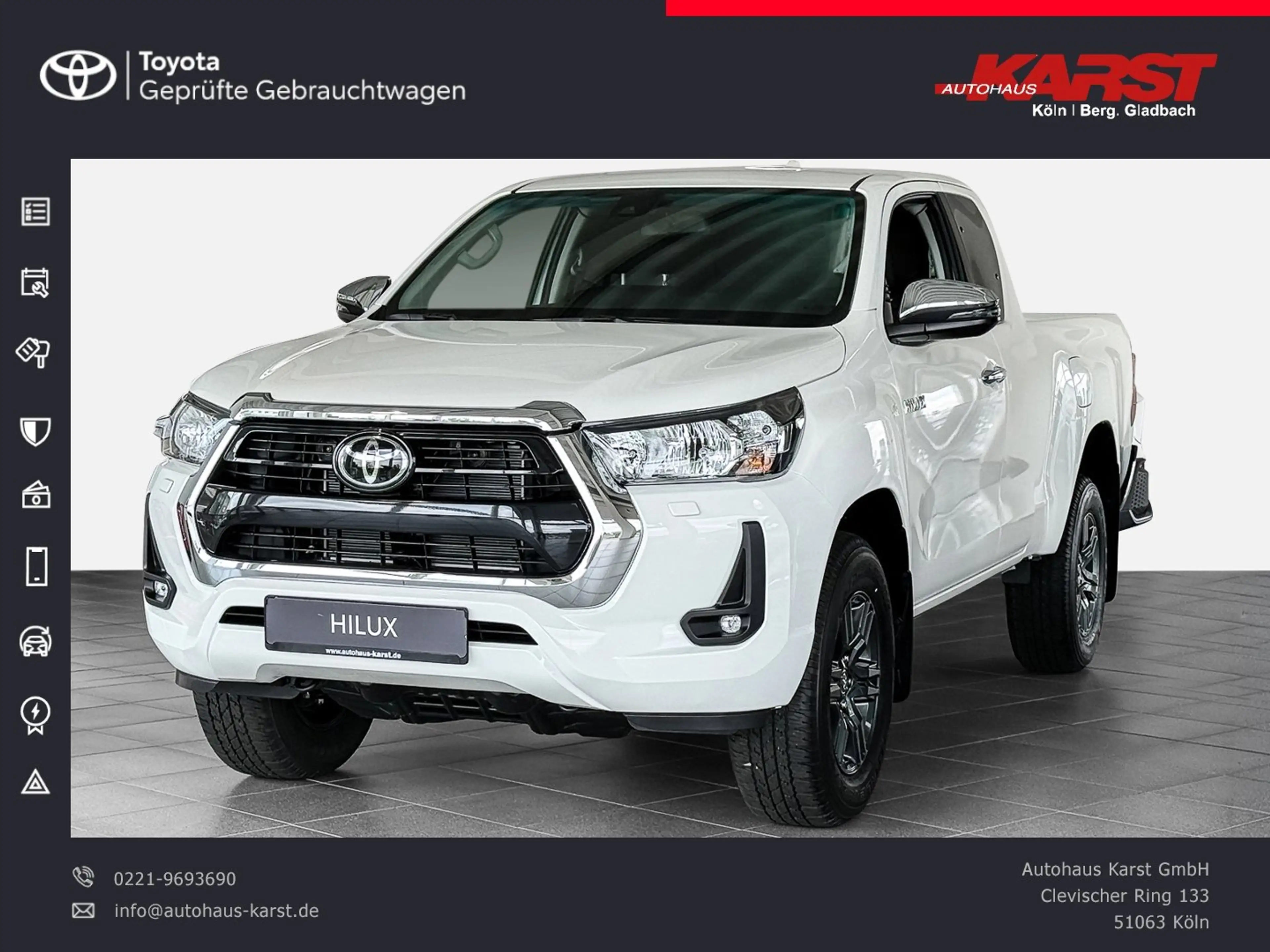 Toyota Hilux 2.4 l Xtra Cab  AT 4X4 Comfort Car Play