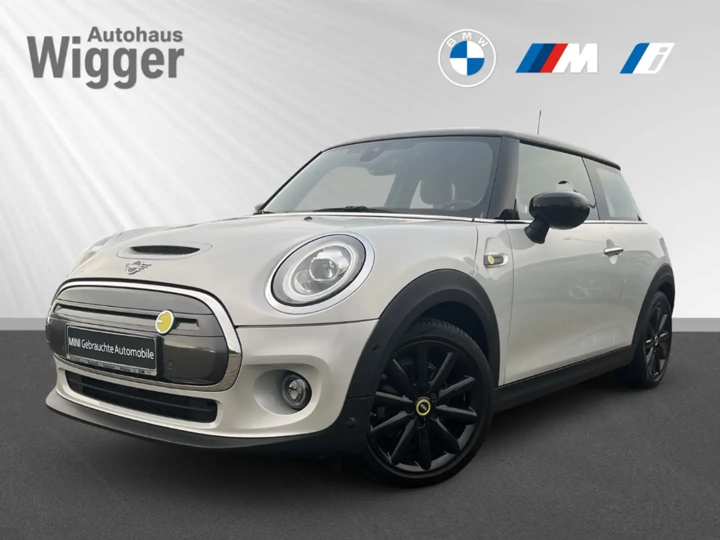 MINI Cooper SE Trim L/HUD/Navi/Leder/HarmanKardon/LED Silber - 1