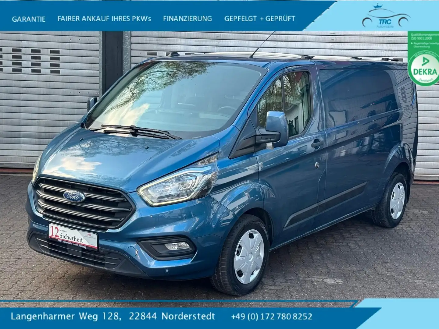Ford Transit Custom Kasten 300 L2H1 Trend Blau - 1