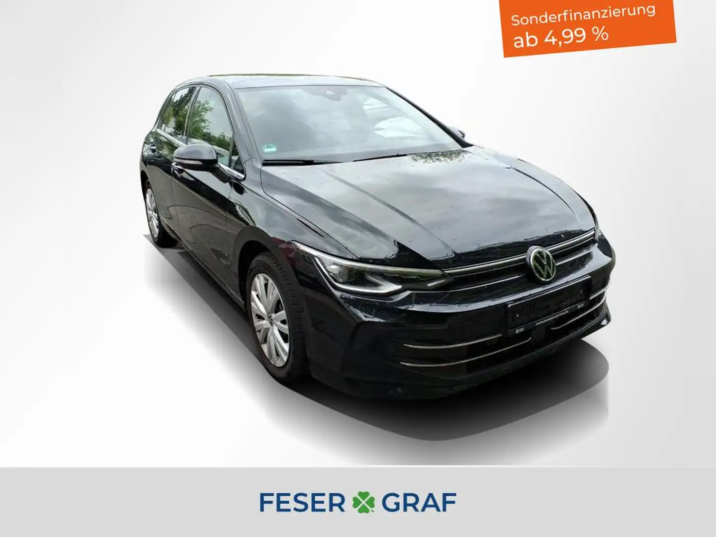 Volkswagen Golf 1.5 TSI Style Edition 50 DSG AHK / Panorama / LED Schwarz - 1