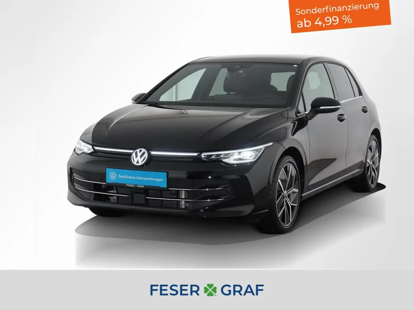 Volkswagen Golf 1.5TSI Style Edition50 DSG AHK LED PanoramaSchiebe Schwarz - 1