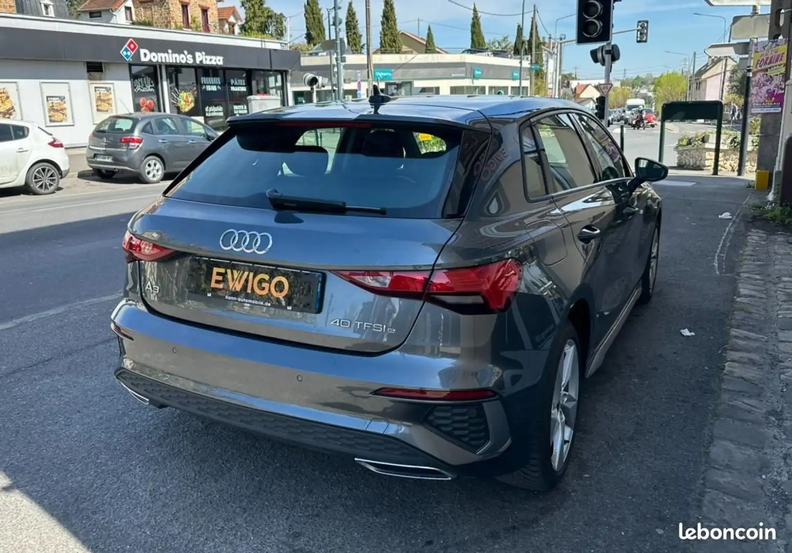 Audi A3 40 TFSIE 204Ch BUSINESS LINE HYBRID S-TRONIC Gris - 2