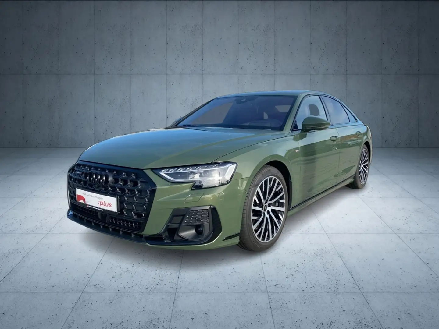 Audi A8 55 TFSI qu. tiptr. S line HUD 20Ž ParkAss Grün - 2