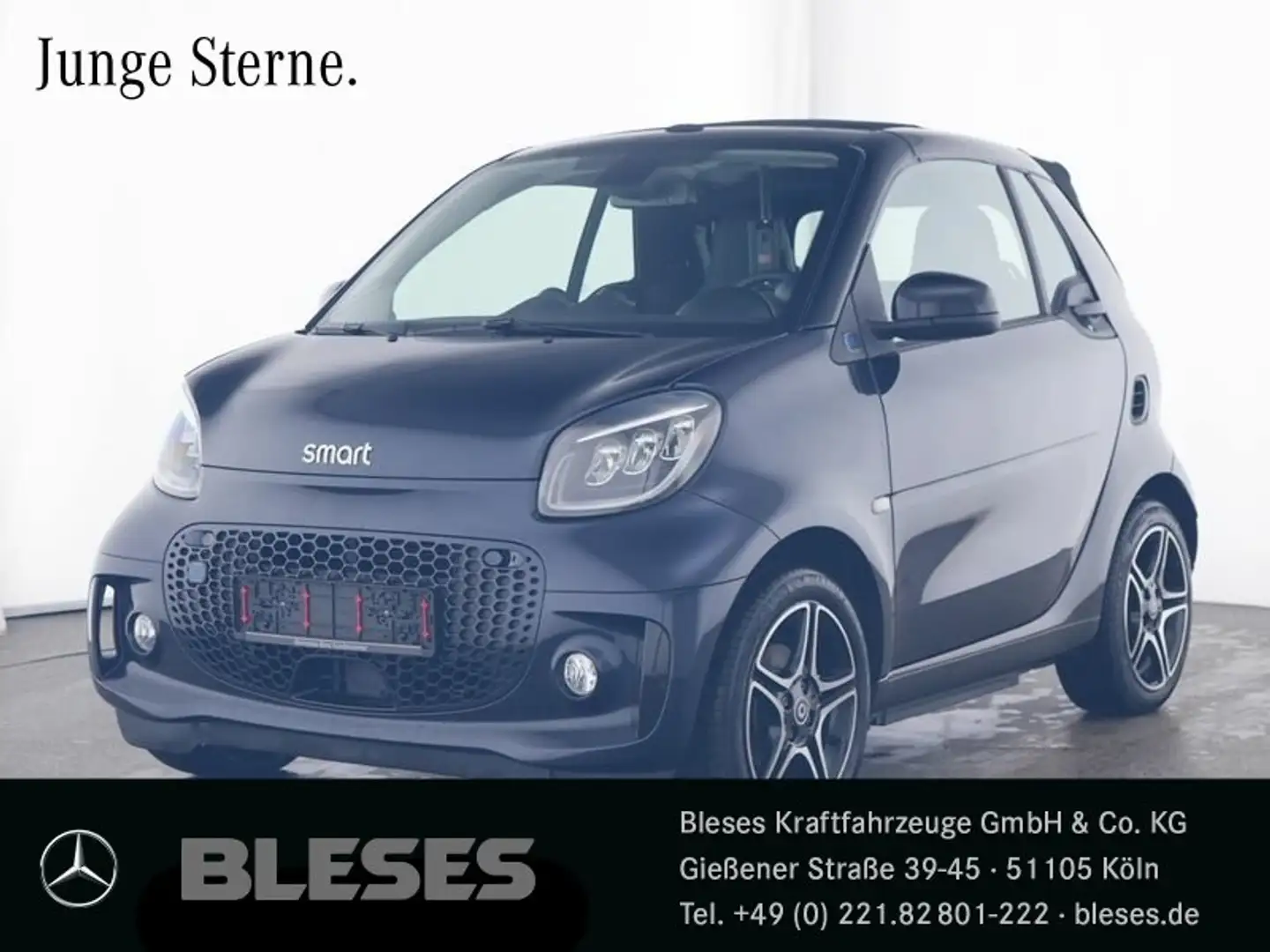 smart forTwo smart fortwo EQ Cabrio Exclusive Plus+22kW+JBL+Kam Blau - 1