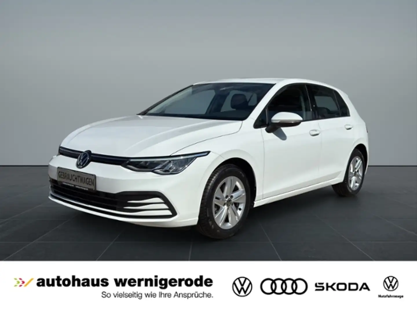 Volkswagen Golf VIII 2.0TDI DSG Life LED/Navi/ACC/App Weiß - 1