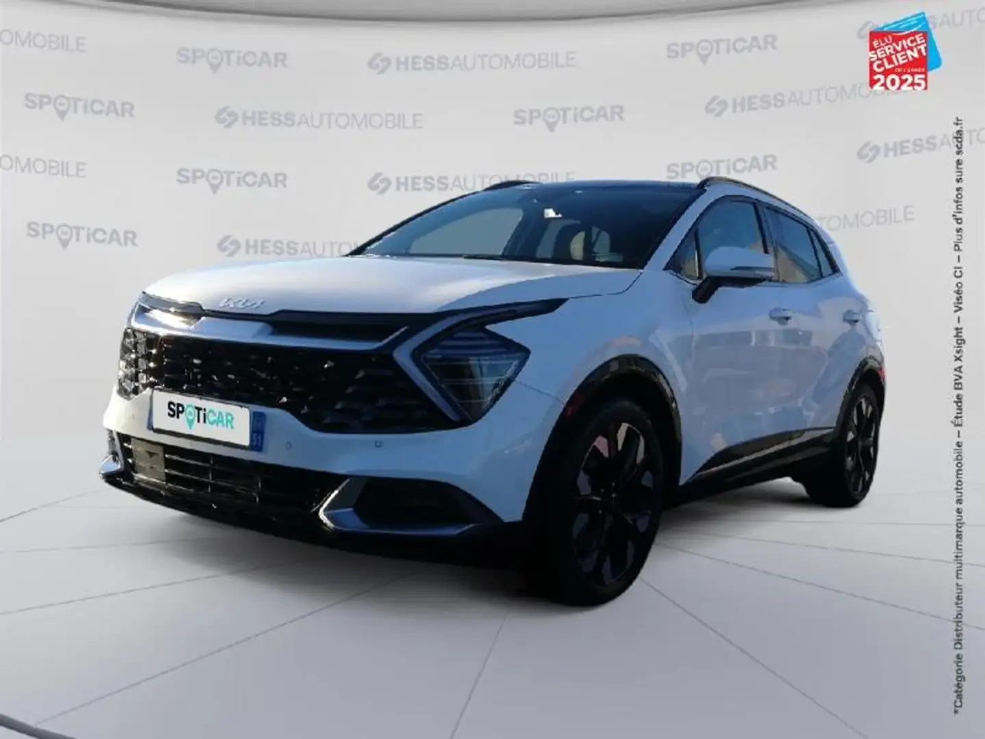 Kia Sportage 1.6 T-GDi 265ch PHEV Design BVA6 4x4 Blanc - 1