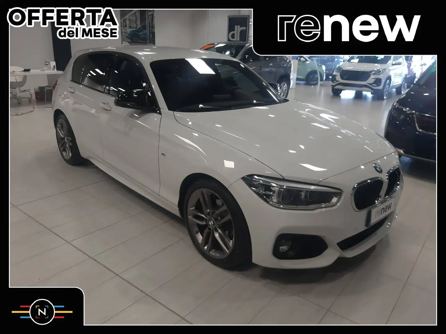 BMW 118 Serie 1 F/20-21 2015 118d Msport 5p auto Bianco - 1