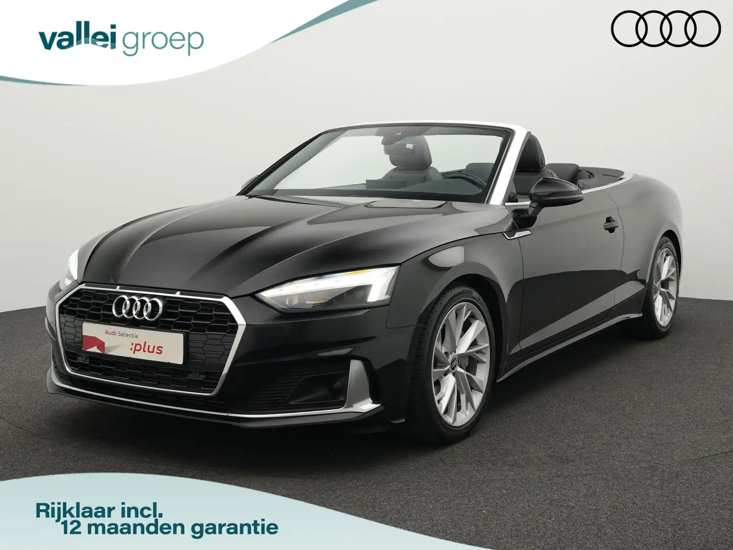 Audi A5 Cabriolet 40 TFSI 204 pk S-tronic Business Edition Zwart - 1