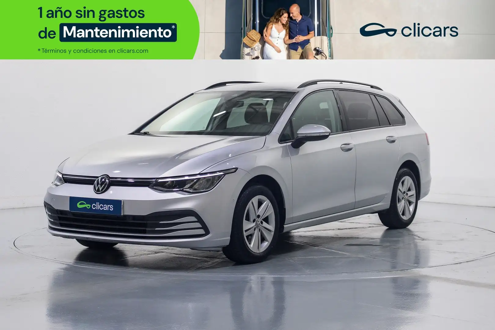 Volkswagen Golf Variant 2.0TDI Life 85kW Plateado - 1