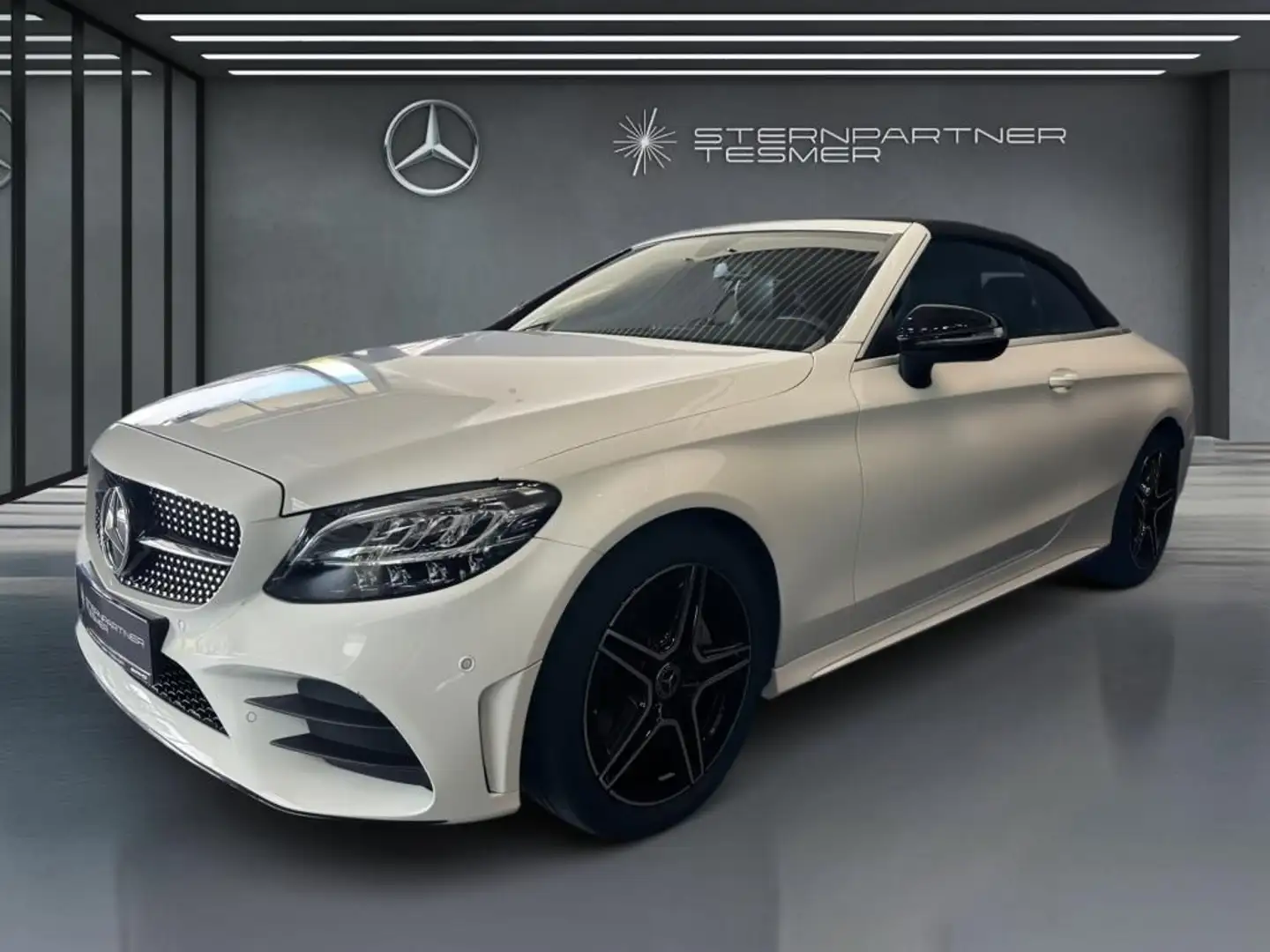 Mercedes-Benz C 180 +AMG+NIGHT+KAMERA+AMBIENTE+SHZ Blanc - 1