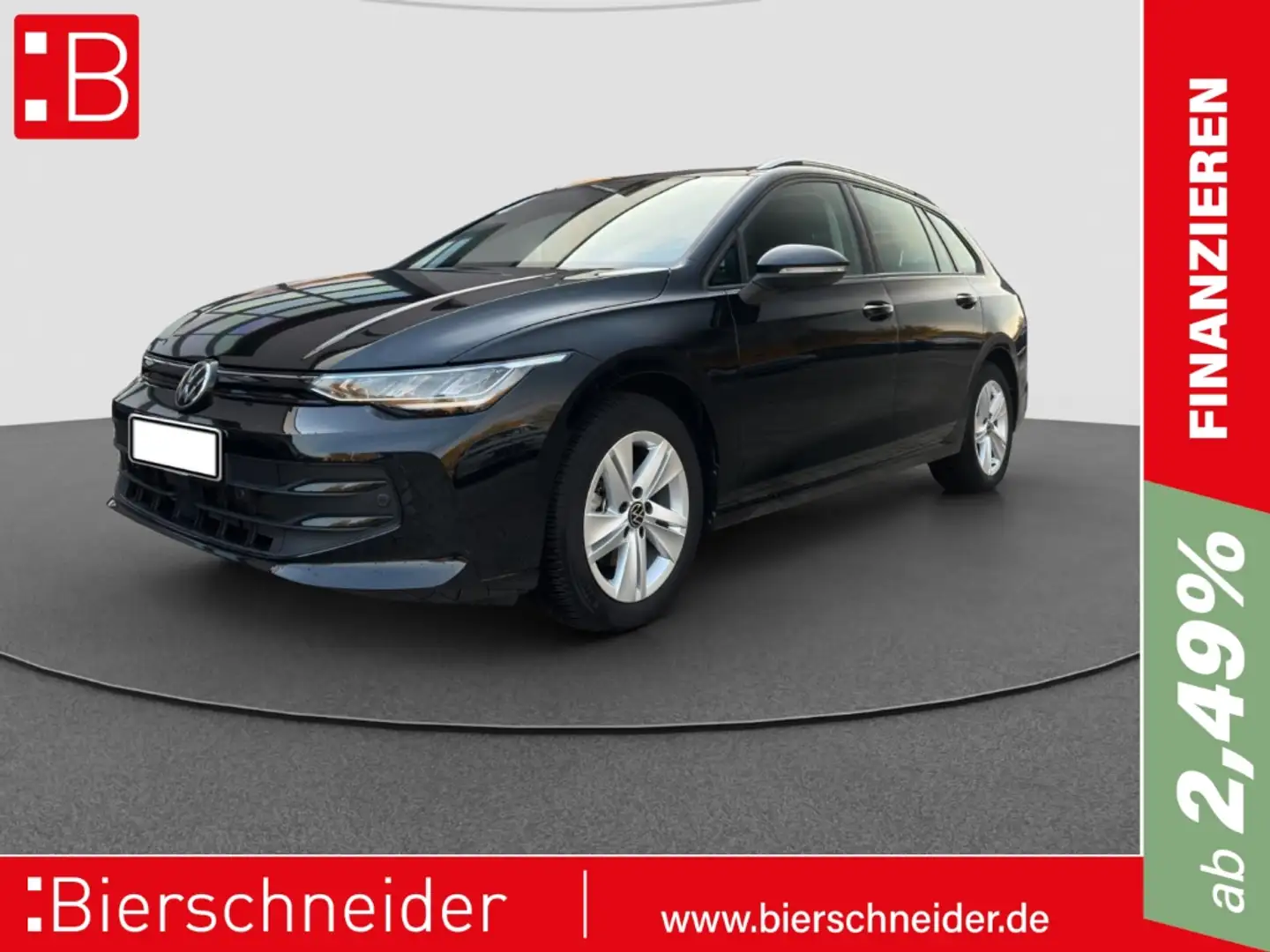 Volkswagen Golf Var. 1.5 TSI Life AHK REAR VIEW ACC LED Schwarz - 1